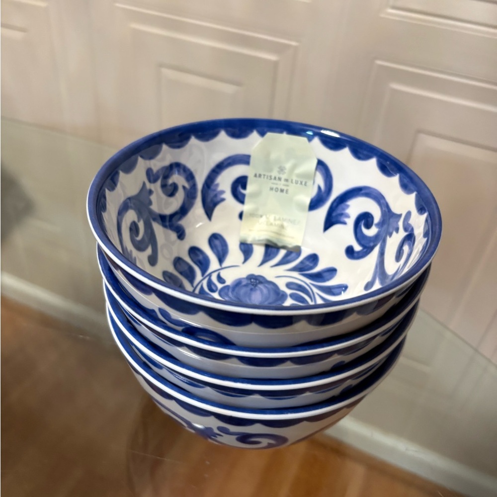 - - Brand New Atisan De Luxe Set Of 4 bowl  6” Dishwasher Safe.